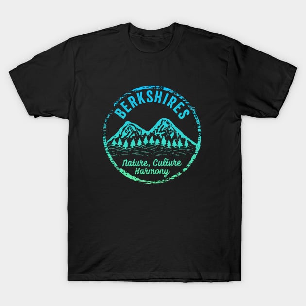 The Berkshires Hiking Gifts by Pine Hill Goods The Berkshires Massachusetts MASS MA Mountain Vacation Gift T-Shirt by Pine Hill Goods